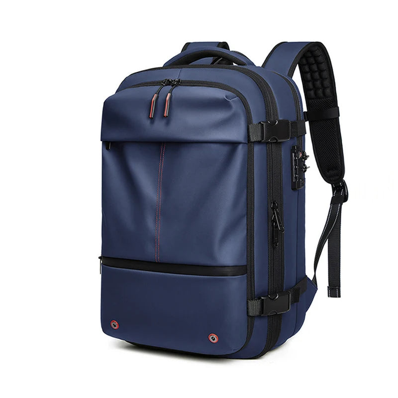 Smart Compression Travel Backpack β 60L Capacity in Carry-On Size | Vacuum Seal, Water-Resistant, TSA-Approved & Anti-Theft Design