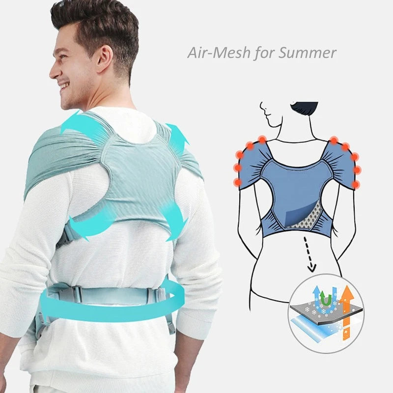Baby Sling Wrap Stretchy Carrier – Breathable, No-Wrap Baby Carrier for Newborns, Infants & Preemies