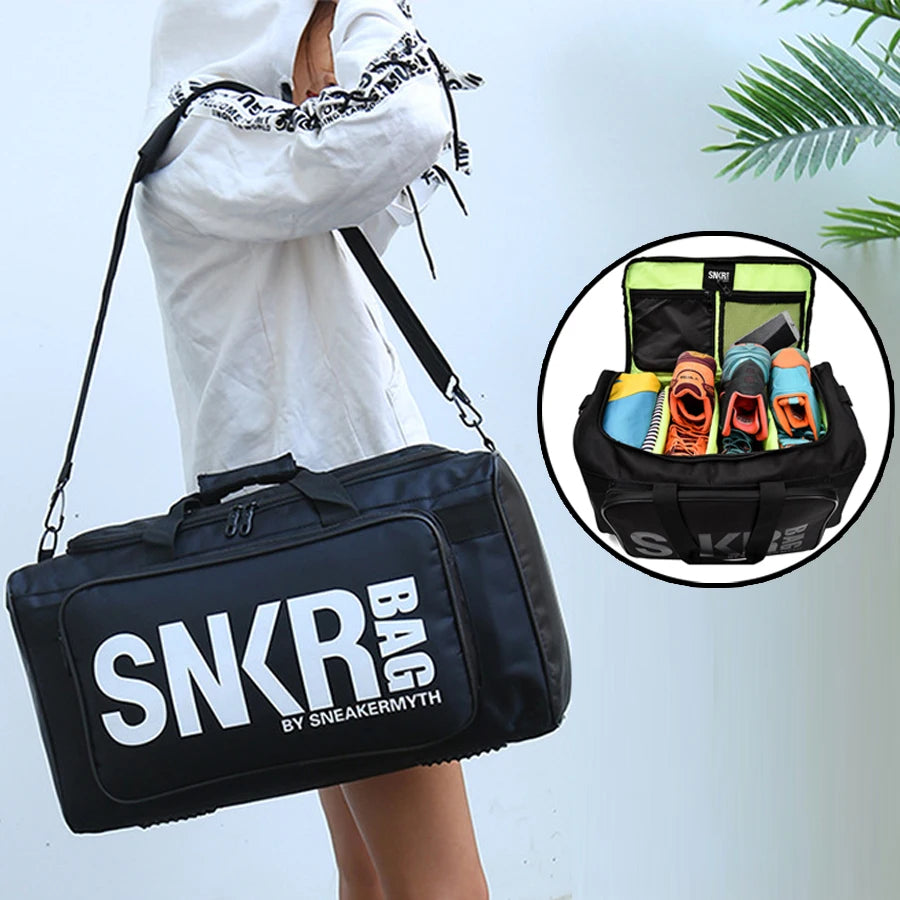Ultimate Athlete’s Sports Bag – Water-Resistant Sneaker & Gear Duffle with Adjustable Compartments