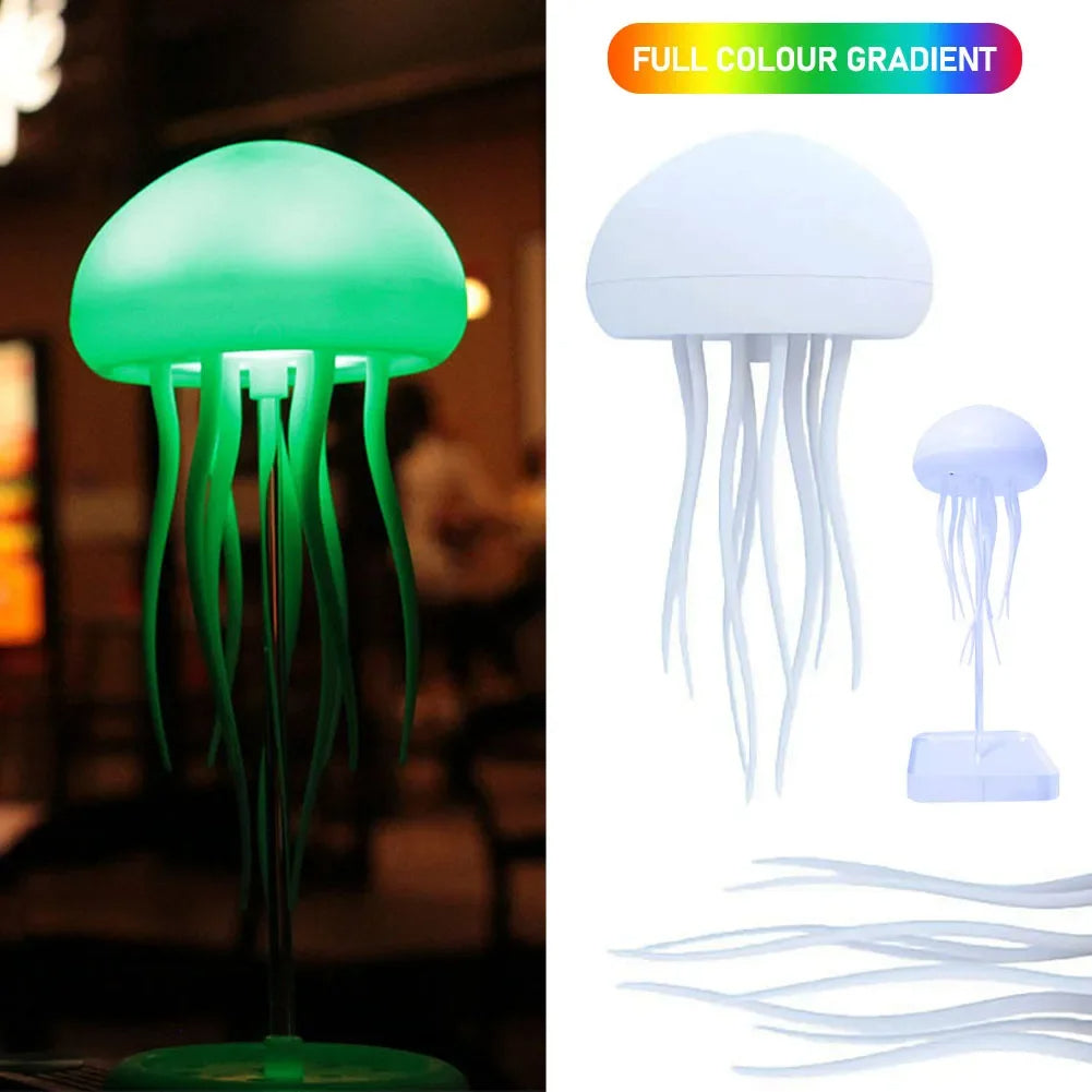 Jellyfish Night Light β LED Color-Changing Lamp for Relaxation & Decor