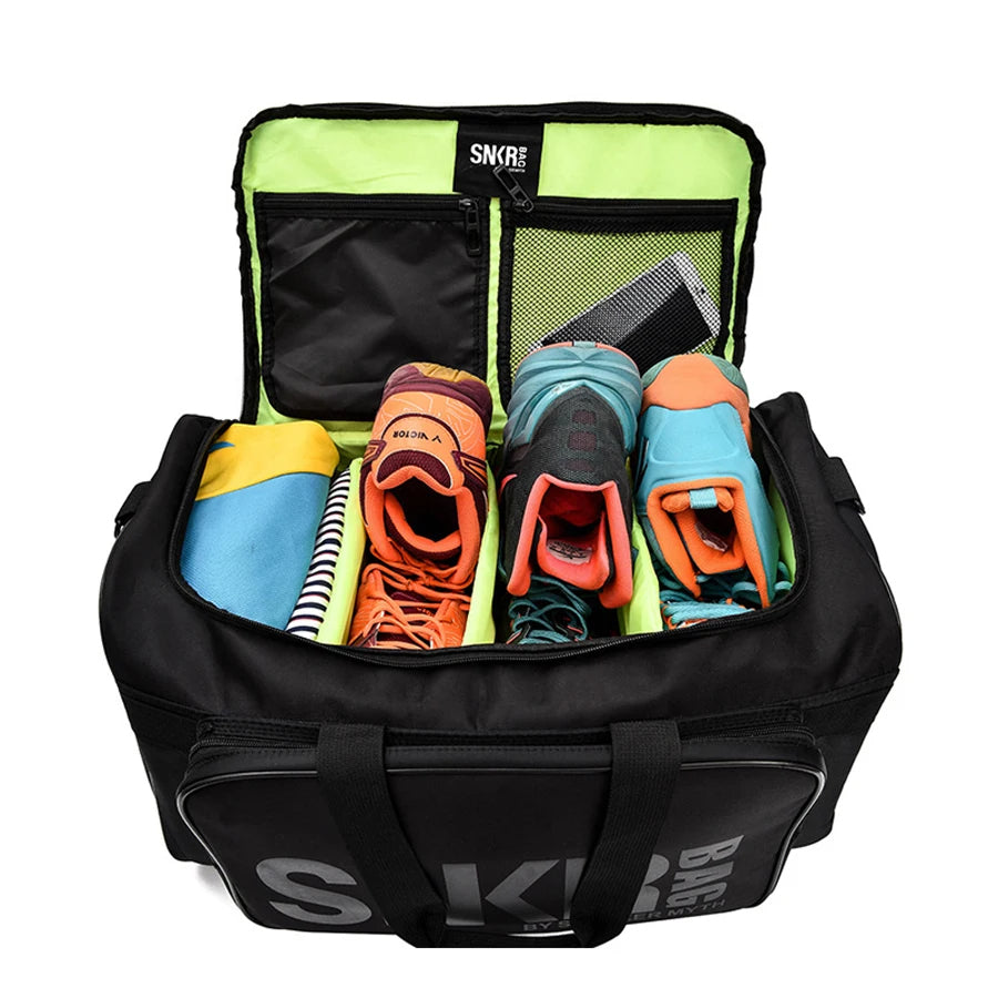 Ultimate Athlete’s Sports Bag – Water-Resistant Sneaker & Gear Duffle with Adjustable Compartments