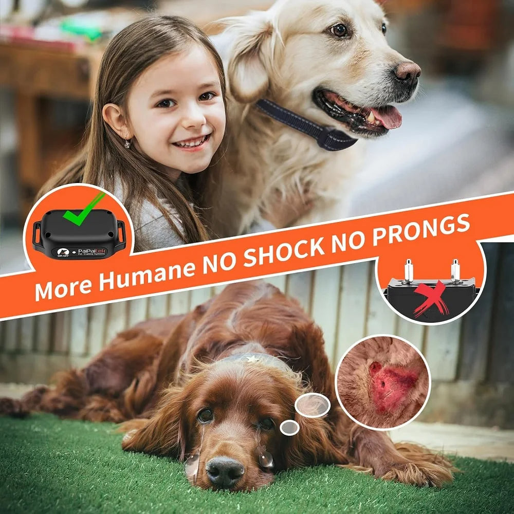 Dog Training Collar – No-Shock Humane Trainer | Vibration & Beep | 3300ft Range