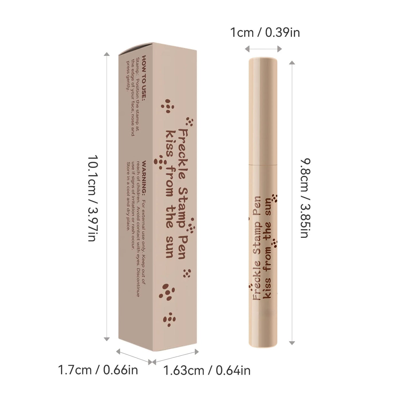 Waterproof Freckle Pen – Natural-Looking, Long-Lasting Faux Freckles (4 Shades)