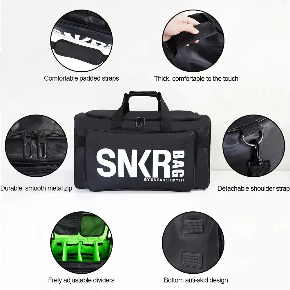 Ultimate Athlete’s Sports Bag – Water-Resistant Sneaker & Gear Duffle with Adjustable Compartments