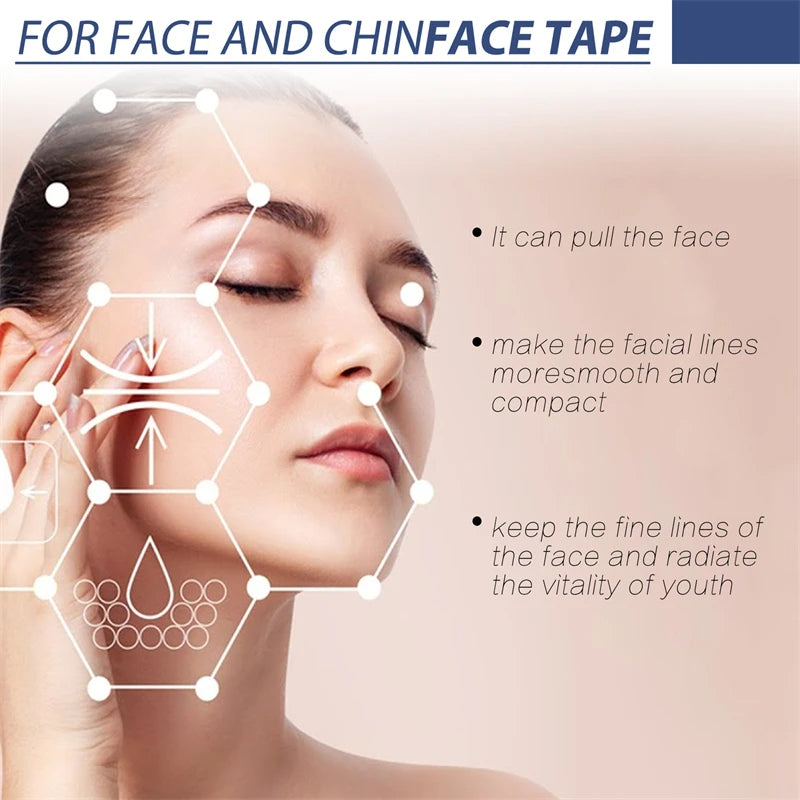 Anti-Wrinkle Beauty Stickers – Invisible Face Lift Patches with Hyaluronic Acid & Collagen