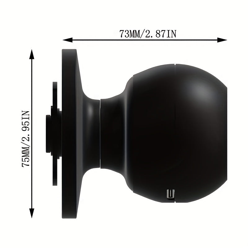 Smart Door Knob – Keyless Entry Lock | Fingerprint & Bluetooth App Access