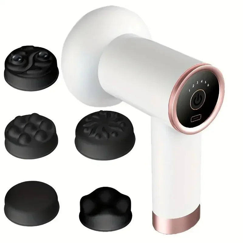 Muscle Relaxation Massage Gun – Deep Tissue, Cordless Recovery Tool with 5 Interchangeable Heads