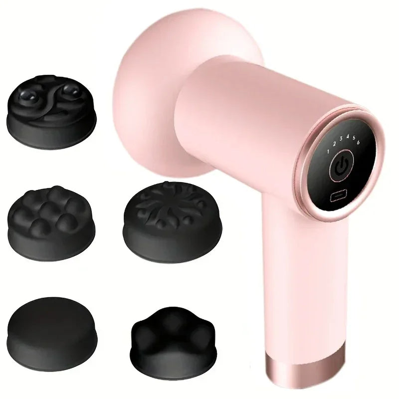 Muscle Relaxation Massage Gun – Deep Tissue, Cordless Recovery Tool with 5 Interchangeable Heads