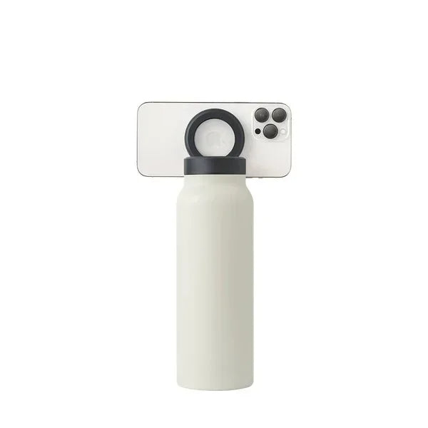 Smart Water Bottle with MagSafe Phone Mount – 24oz Insulated Stainless Steel with 360° Rotating Holder