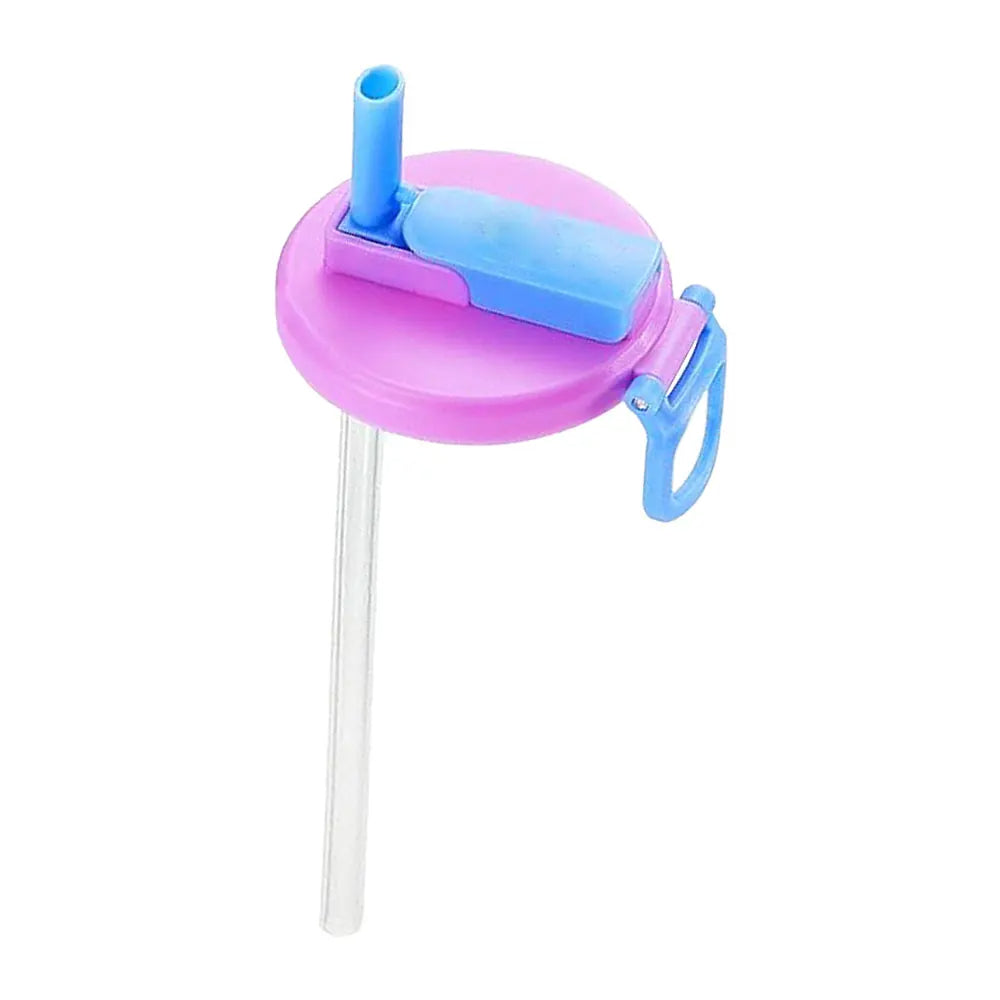 Reusable Soda Can Lid Covers with Silicone Straws – Spill-Proof, BPA-Free, Colorful Drink Covers (Fits 2.13" Cans)