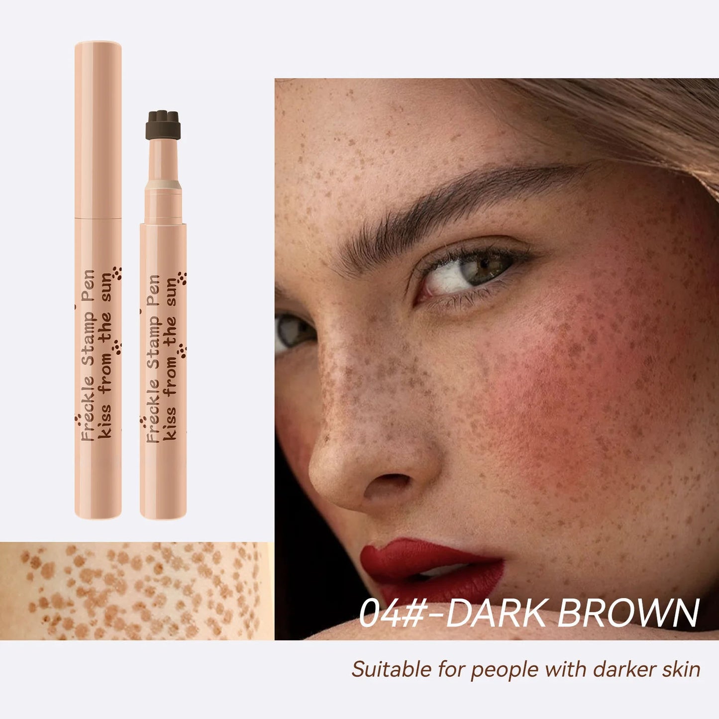 Waterproof Freckle Pen – Natural-Looking, Long-Lasting Faux Freckles (4 Shades)