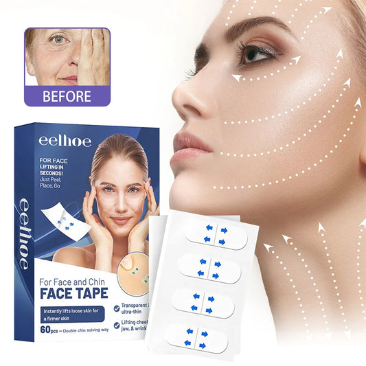 Anti-Wrinkle Beauty Stickers – Invisible Face Lift Patches with Hyaluronic Acid & Collagen
