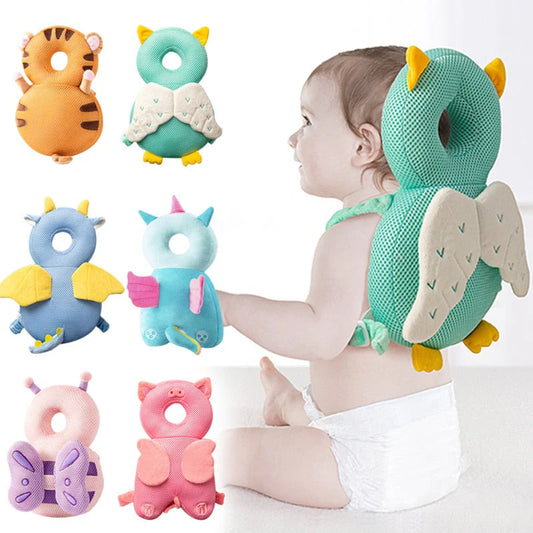 Newborn Protection Pillow – Soft Head Safety Cushion with Adjustable Straps for Babies & Toddlers