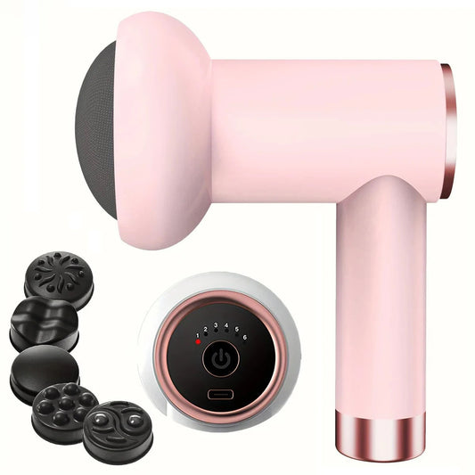 Muscle Relaxation Massage Gun – Deep Tissue, Cordless Recovery Tool with 5 Interchangeable Heads