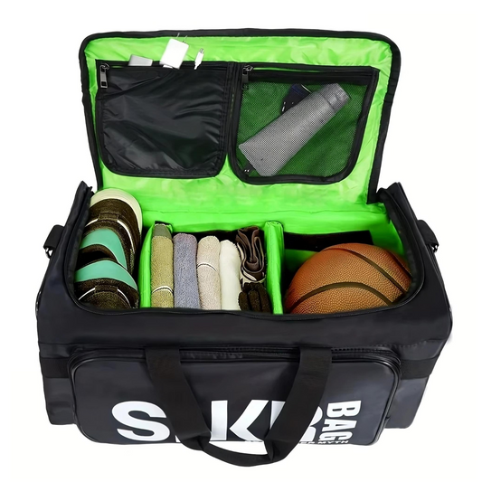 Ultimate Athlete’s Sports Bag – Water-Resistant Sneaker & Gear Duffle with Adjustable Compartments