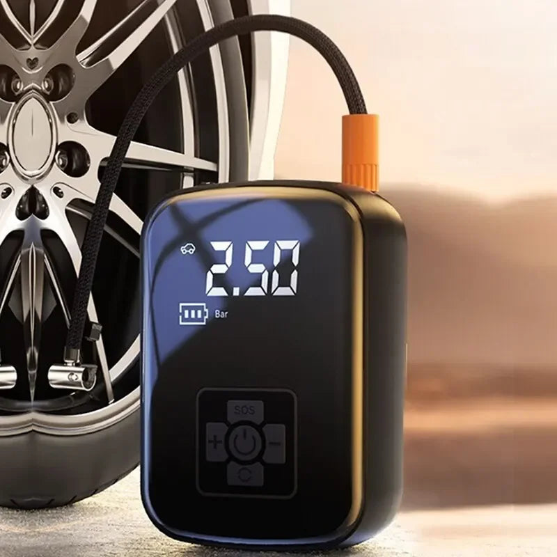 Wireless Portable Tire Inflation Pump – Digital Display | Car, Bike, Sports Balls