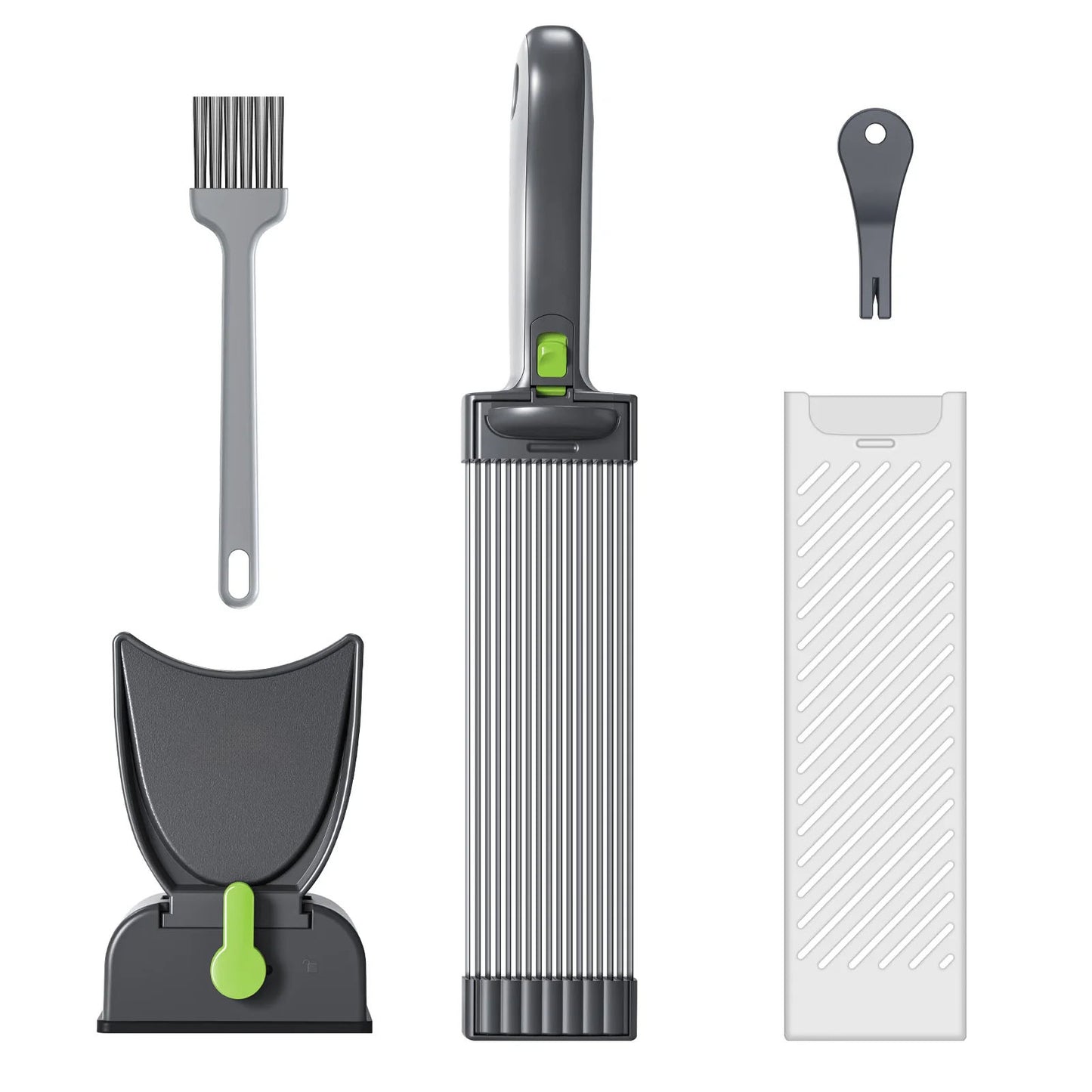 Fresh Meat Slicer Cleaver Set | Stainless Steel 17-Blade Cutter with Adjustable Thickness